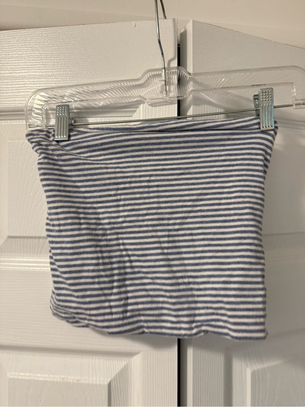 Brandy Melville Navy & White Striped Tube Top